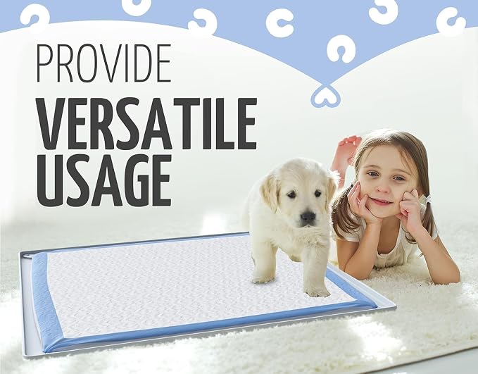 TidyFriend Pee Pad Holder Tray 30 x 23 Inches, Silicone Dog Potty Tray, Easy to Clean No Spill Dog Potty Training Pad Holder (Light Grey)