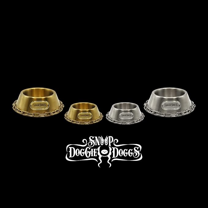 Snoop Doggie Doggs Off The Chain Deluxe Pet Bowl
