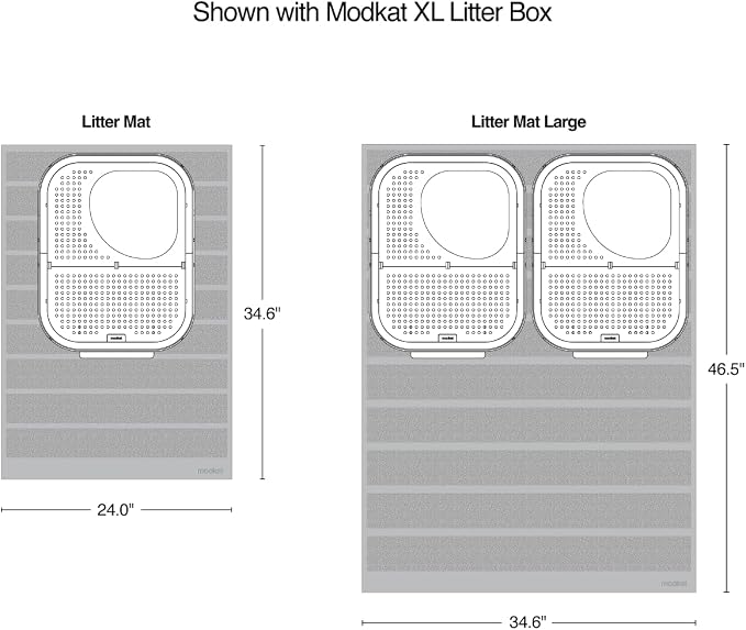 Modkat® Litter Mat Extra Large - White