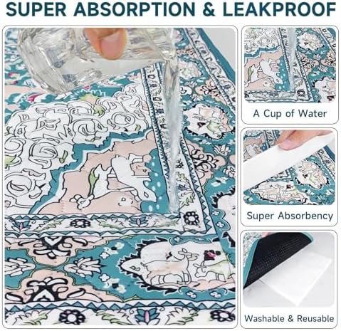 Washable Pee Pads for Dogs, Puppy Pads with Pheromones, 2026 Upgraded PuppyPad 72"x72" Waterproof Non-Slip Reusable Puppy Pad with Fast Absorbent,Leakproof Whelping Pads for Pet Housebreaking