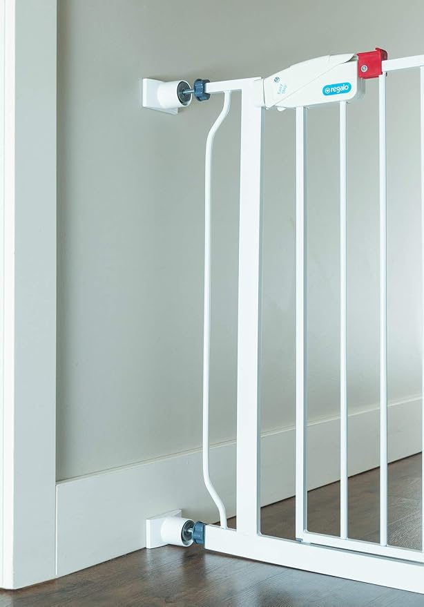 Wall Nanny + Extenders Bundle - Purchase Extenders w/Wall Nanny for a 6 Inch Baby Gate Extension - Lengthen Gates 6 Inches to Fit Hallways and Doorways for Dog Pet or Child Gates