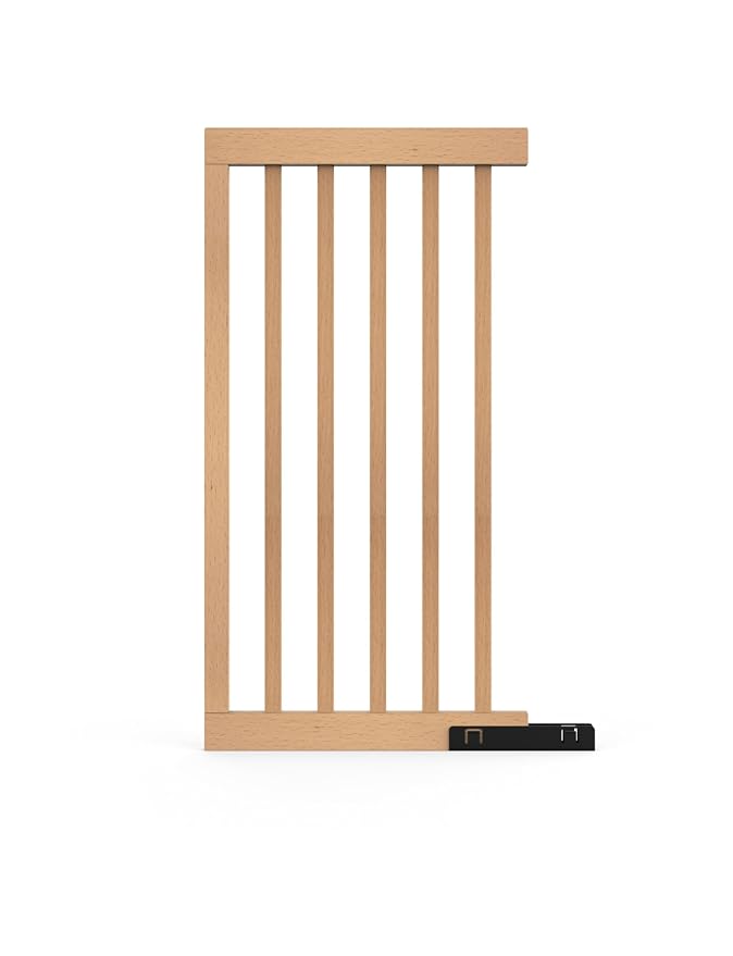 Baby Delight SizeWise™ Pressure Mounted Wooden Gate Extension 12" | Compatible with SizeWise Baby & Pet Gates | Custom Fit for Hallways & Doorways | Easy Installation | Solid Beech Wood Finish