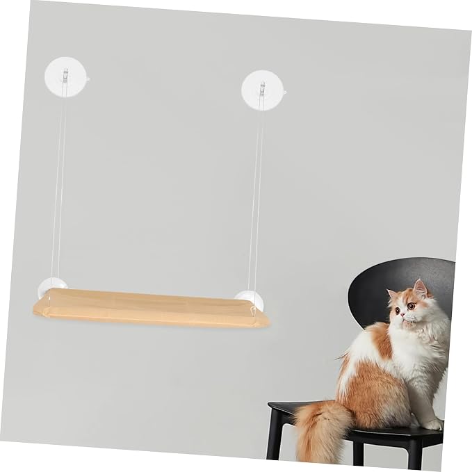 Toyvian 8Pcs Cat Window Perch Suction Cup Strong Crosshole Ring Design for Cats Transparent Window Mounts for Efficient Space Management Smooth Surfaces