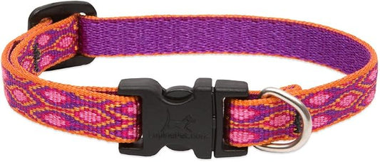 LupinePet Originals 1/2" Alpen Glow 6-9" Adjustable Collar for Extra Small Dogs
