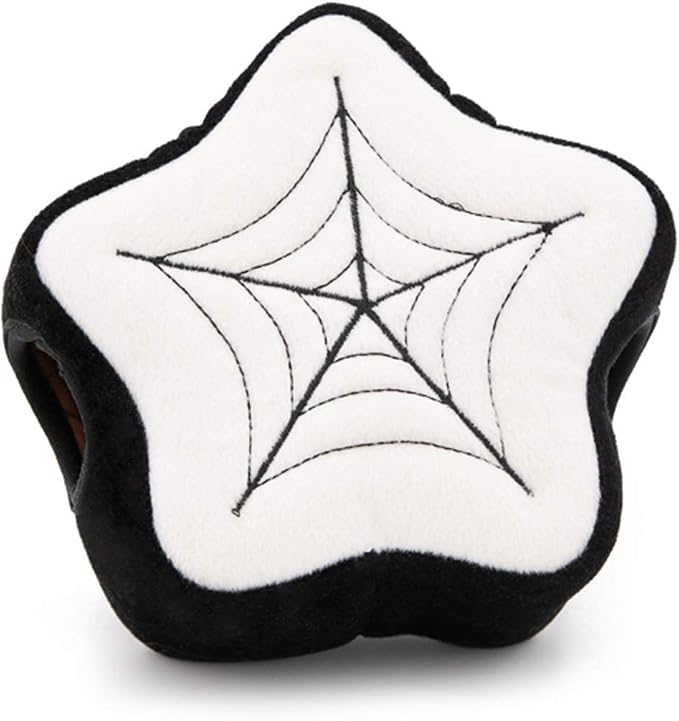 ZippyPaws Halloween Burrow Interactive Dog Toys - Hide and Seek Dog Toys and Puppy Toys, Colorful Squeaky Dog Toys, and Plush Dog Puzzles, Spider Web