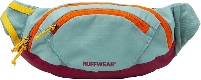 Ruffwear, Home Trail Hip Pack, Dog Walking Fanny Pack, River Rock Green | Crossbody with Adjustable Belt, Treat Pouch, Poop Bag Holder, Phone Pocket, Hands-Free for Training, Hiking, Running, Travel