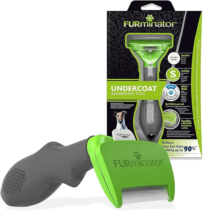 FURminator Undercoat deShedding Tool for Small Short Hair Dogs 4.5-9 kg