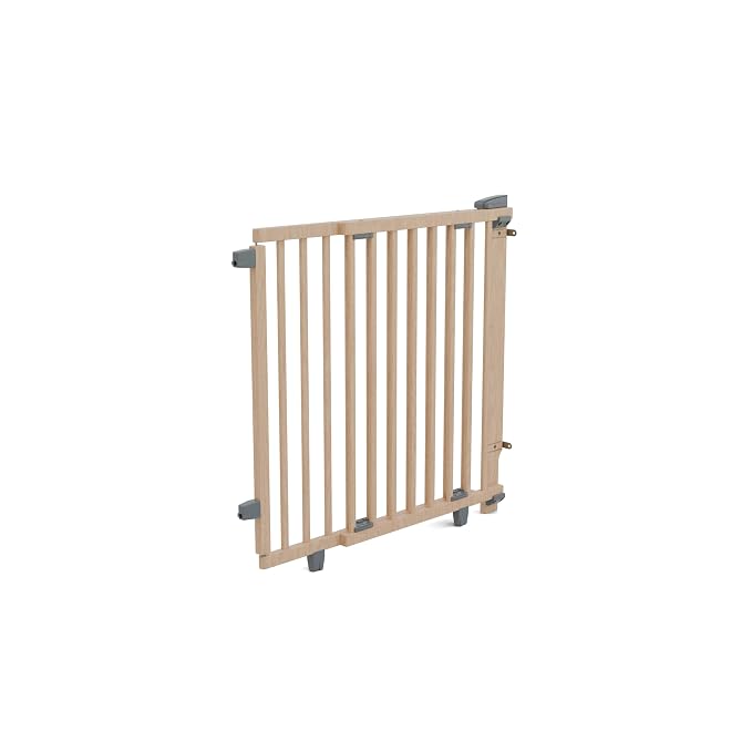 Baby Delight SizeWise™ Wood Hardware Mounted Safety Gate 26"-37" | Secure Wall-Mounted Design for Doorways & Hallways | Extra-Wide Walk-Through Opening | Easy Installation | PEFC Certified Beech Wood