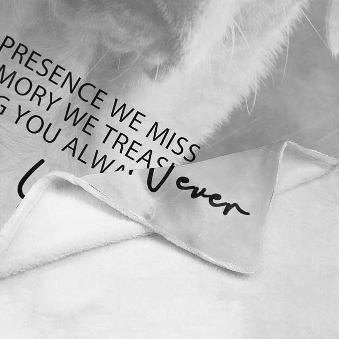 Artsadd Dog Memorial Gifts with Photo Name-Personalized Blanket with Photos and Name-in Loving Memory Gifts for Loved Ones Lost-Custom Remembrance Gifts Blankets for Pets Lover