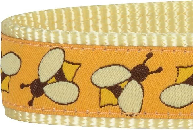 Blueberry Pet Essentials 10 Patterns Statement Busy Bees Designer Adjustable Dog Collar, Medium, Neck 14.5"-20"
