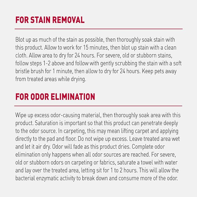 Nature’s Miracle Advanced Cat Stain & Odor Eliminator, Severe Mess, 1 gal | Enzymatic Cleaner Eliminates the Toughest Cat Messes, For Use on Multiple Surfaces, Safe For Pets and Home*, Fresh Scent