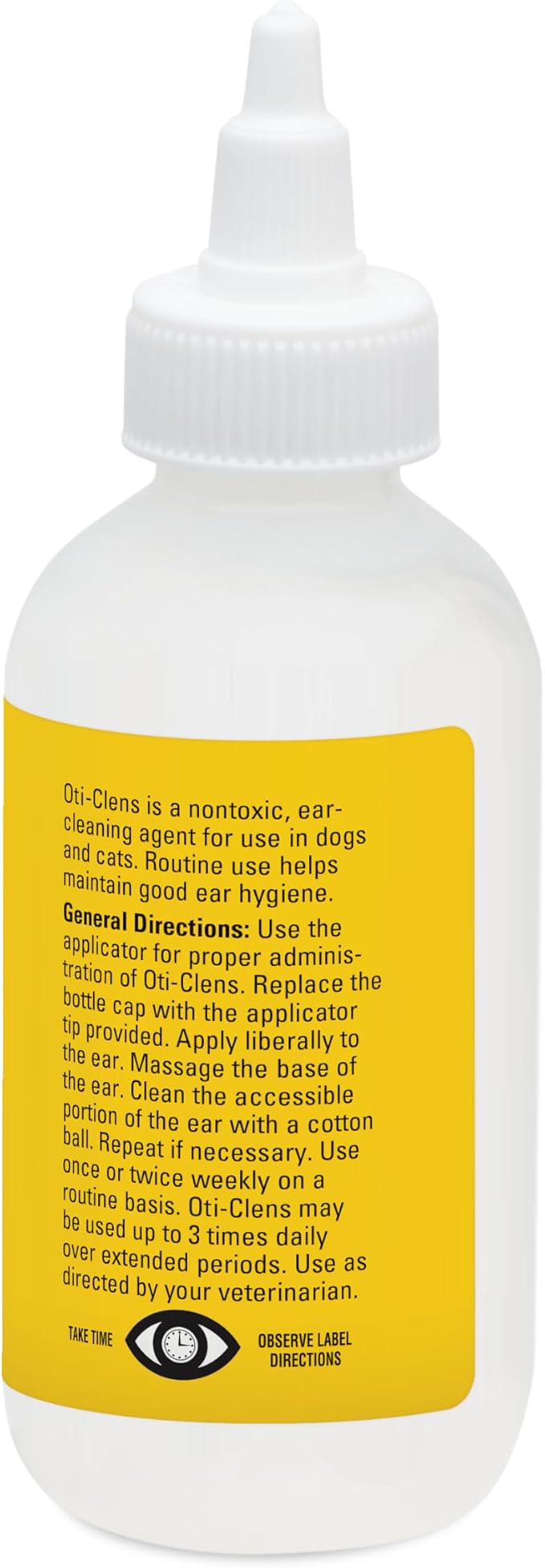 Ear Cleansing Solution for Dogs & Cats, 4 oz | Gentle & Non-Irritating Ear Cleaner, Removes Ear Wax Debris, Clears Odors, Safe for Grooming & Routine Hygiene, Non-Toxic