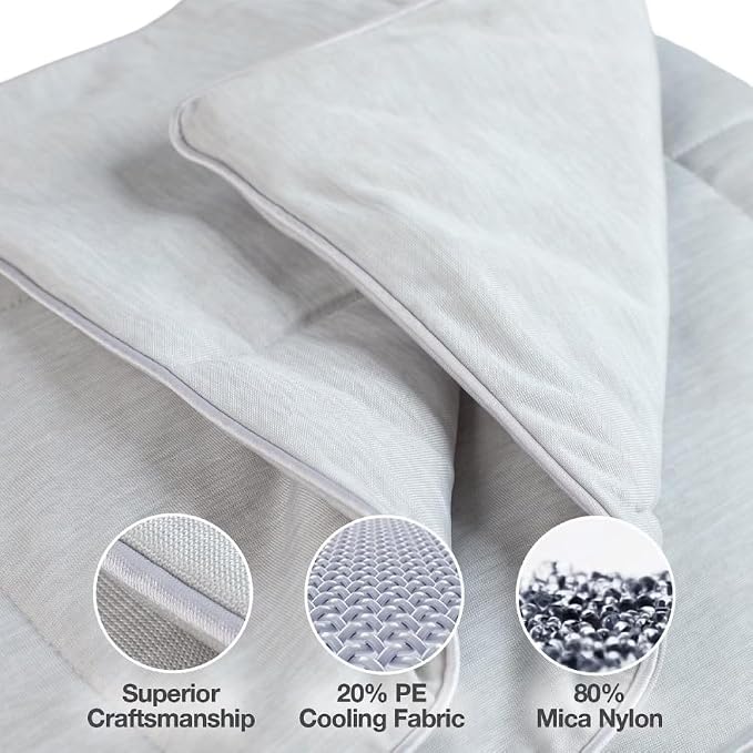 PetFusion Premium Cat and Dog Cooling Blanket. Lightweight Pet Blanket | Machine Washable | Multiple Sizes: for Pets Small to Extra-Large | Multiple Colors: Grey and Brown