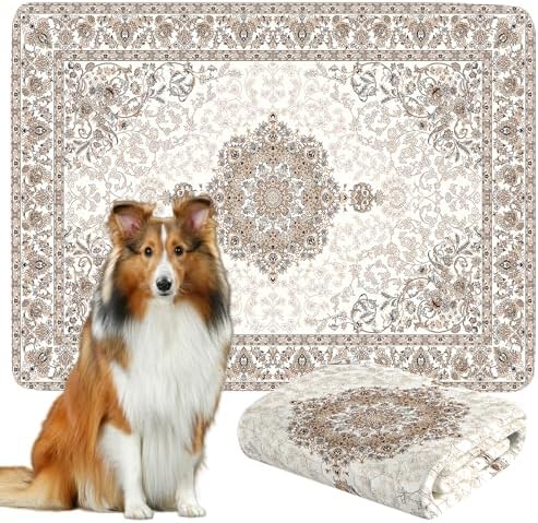 Thicken Washable Pee Pads for Dogs, 54"x72" Waterproof Reusable Dog Pads.