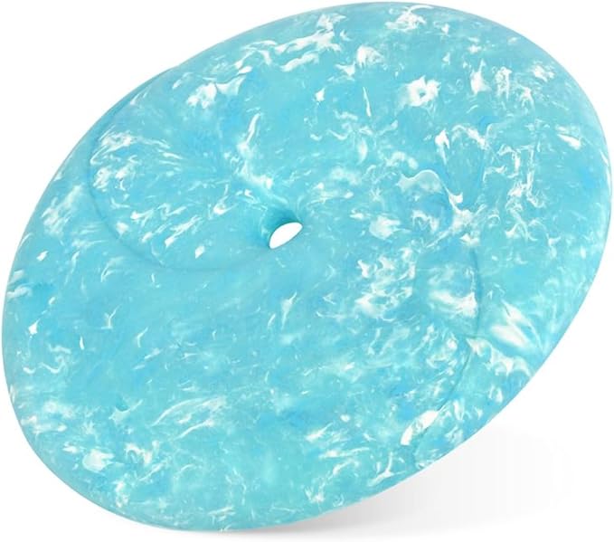 P.L.A.Y. Cute Outdoor Dog Toys - ZoomieRex InfiniDisc Rubber Frisbee, Great for Puppies & Small, Medium, Large Dogs - Dishwasher Safe, Lightweight, Floats in Water, Beach Friendly (Blue, Large)