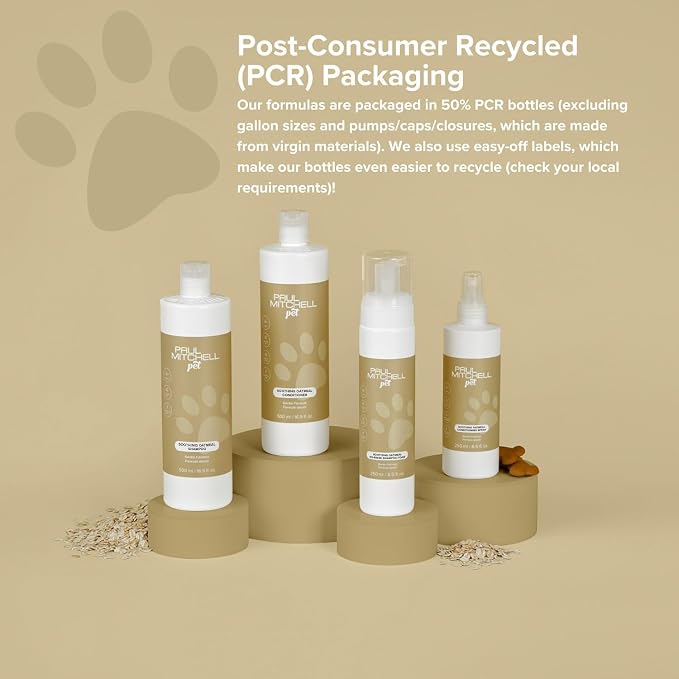 Paul Mitchell Pet Soothing Oatmeal Conditioner, Gentle Formula, Gallon