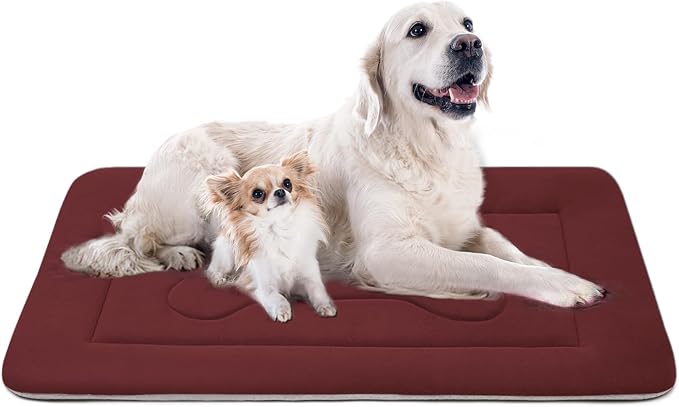 Extra Large Dog Bed Crate Mat 47 in Non-Slip Washable Soft Mattress Kennel Pads