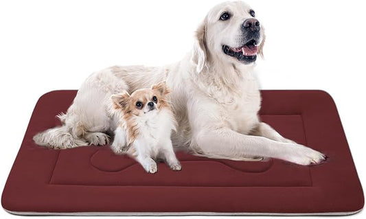 Extra Large Dog Bed Crate Mat 47 in Non-Slip Washable Soft Mattress Kennel Pads