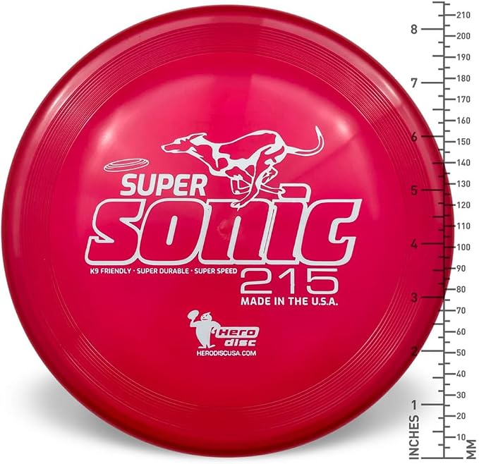 Hero Super Sonic 215 ~ K-9 Candy Material Dog Flying Disc