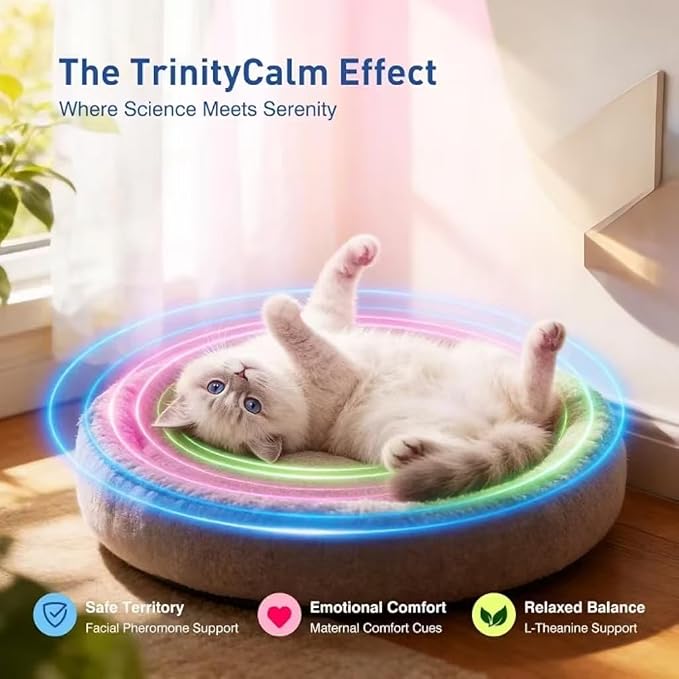 Pheromone Diffuser Refill, Portable Scent Diffuser Liquid Refill for Daily Indoor Household Use — for 60-Day Cat Calming Diffuser Kits