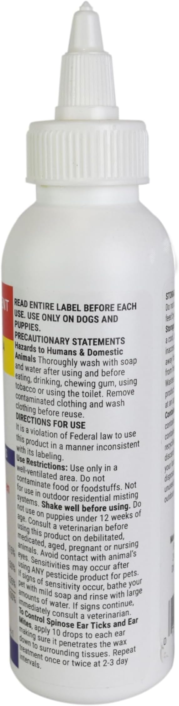 Miracle Care R7 Ear Mite Treatment for Dogs, 4 Ounce | Control Ear Mites and Ticks, Reduce Itching and Irritation, Non-Oily, Water Based