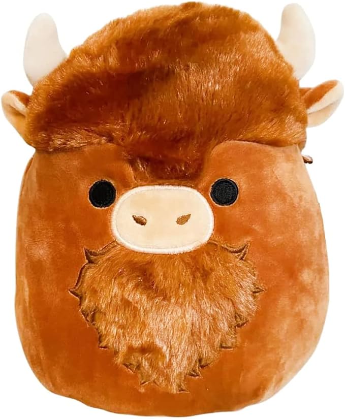 Squishmallow Official Kellytoy Plush Collectible Farm Squad Squishy Soft Animals (Dunkie Bison, 14 Inch)