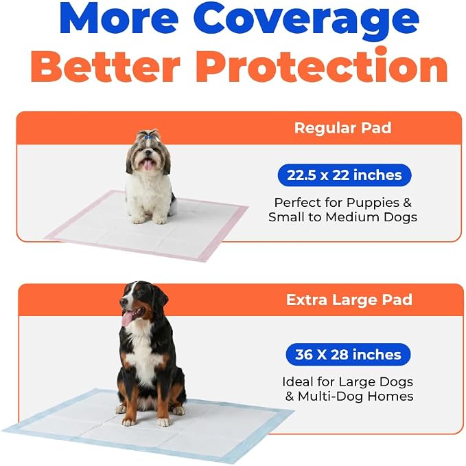 Best Pet Supplies Puppy Pads (22.5 x 22 Inches) - Disposable, Dog Training Potty, Super Absorbent Baby Pink Puppy Pee Pads for Dogs (300 Count)