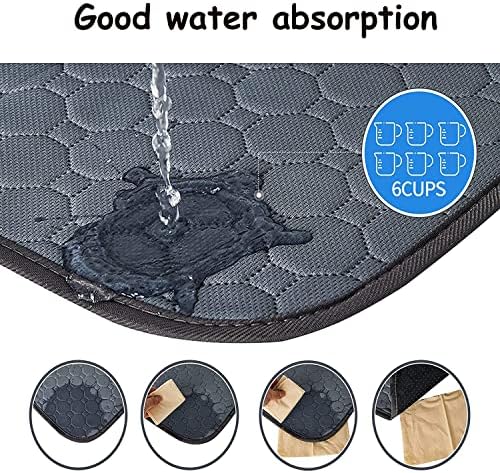 Washable Dog Pee Pad - 18'x 24', Waterproof Non-Slip Potty Training Pad for Dogs and Cats, Fast Drying, Leak-Proof