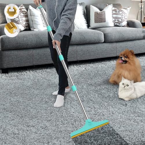 B-Land Carpet Rake for Pet Hair Removal, Reusable Carpet Scraper for Rug