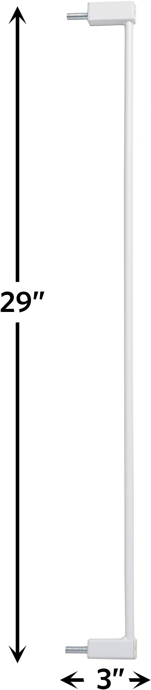 MidWest Homes for Pets 3" Wide Extension for 29" High Night Safety Glow Frame, White