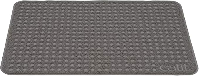 Catit Large Cat Litter Mat - Non-Slip, Easy Maintenance Design | Gentle on Paws - Traps Loose Litter