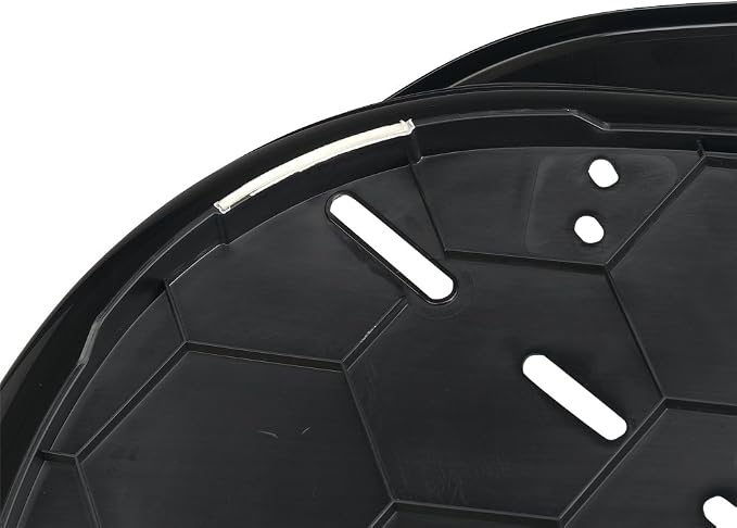 Ferplast Cat Bed, Plastic Dog Bed Small, Ventilation Holes and Non-Slip Rubber Feet for Added Stability 49 x 36 x h. 17.5 cm. Black