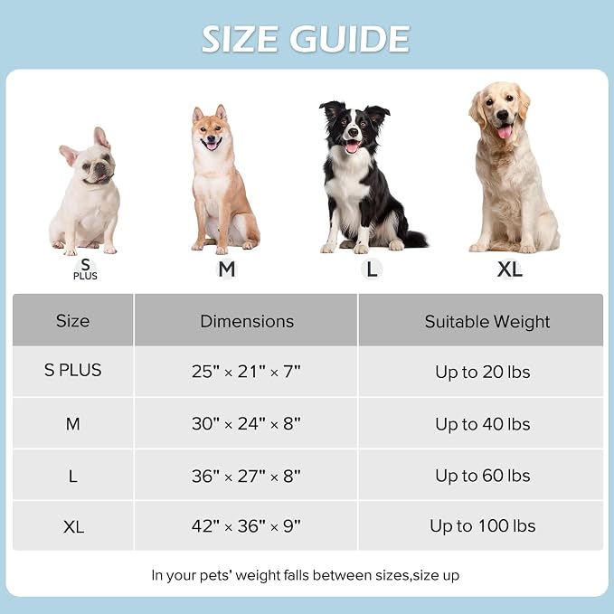 JOEJOY Small Dog Bed for Small Dogs, Rectangle Washable Orthopedic Dog Bed with Removable Zipper Cover, Cute Soft Calming Puppy Pet Bed with Jacquard Shaggy Plush & Non Skid Bottom