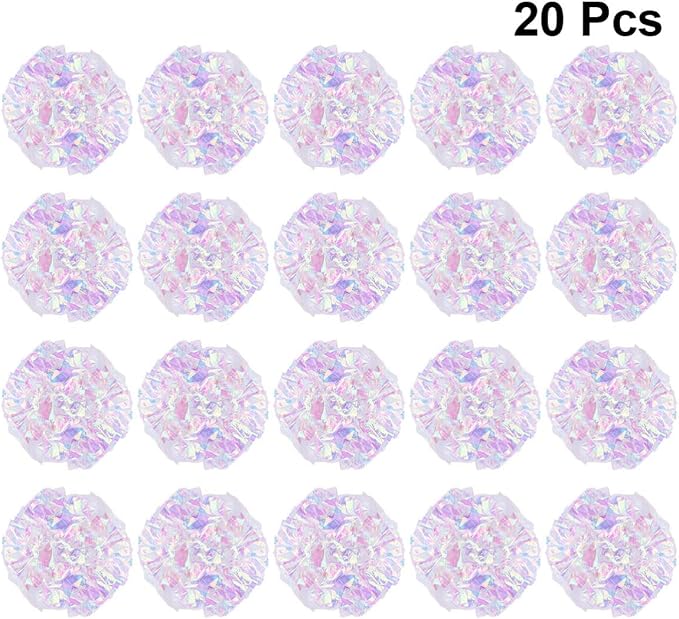 POPETPOP Polyester Toys Comfortable Cat Toys 20pcs Cat Crinkle Balls - Cat Toys Balls with Sounds Pet Crinkle Interactive Sound Ball Big Nylon Toys Dog Top Hat
