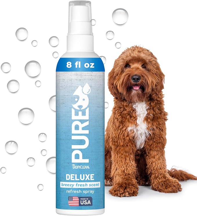 TropiClean Pure 2-in-1 Dog Perfume, Breezy Fresh Scent, 8oz