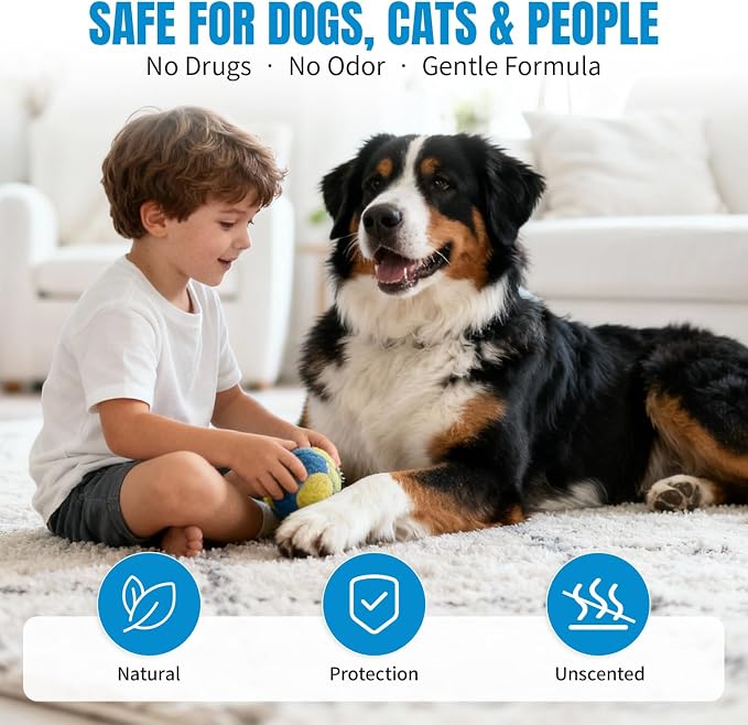 Dog Calming Pheromone Diffuser Stop Scratching Spraying 2 Refill 60 Days