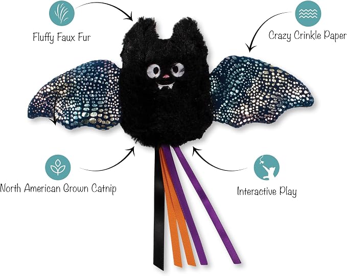Fringe Studio Pet Toy, LET’S Wing IT Kicker Cat Toy, PetShop Collection (693023)