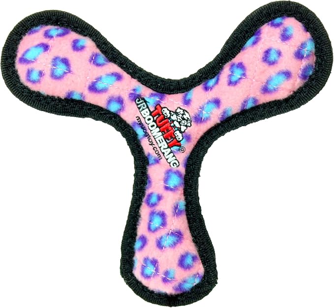 TUFFY® : (2 Pack Boomerang Dog Toy: Ultra Durable Plush Toy with Multiple Layers & Reinforced Seams, Washable and Floats, Original Construction