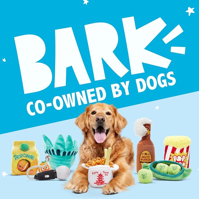Barkbox Puppy Breath Mint Dog Toy | Fluff-Free Crinkle Disc with T-Shirt Rope | Durable Tug & Fetch Toy for Dogs