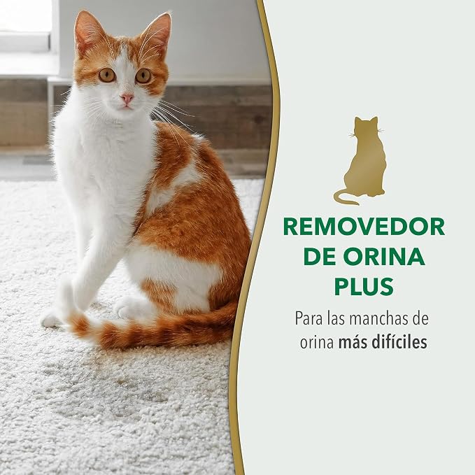 Nature's Miracle Cat Urine Destroyer Plus, Enzymatic Cleaner, 1 gal | Destroys the Toughest Cat Urine Stains, For Use on Multiple Surfaces, Safe For Pets and Home*, Fresh Scent