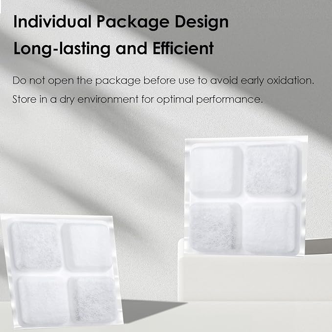 24-Pack 2026 PLUS Pet Food Desiccant Bag,Compatible with Pet Automatic Cat dog Feeders, Desiccant Bag Replacement for Cat Feeder,Maintains Food Freshness