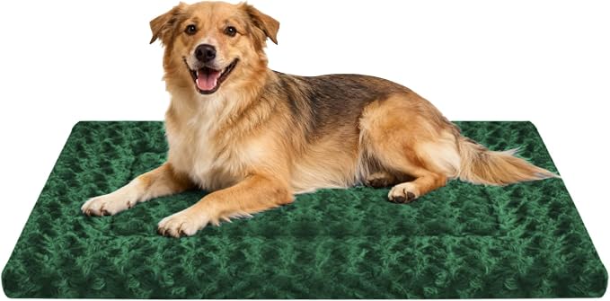 Dog Bed Mat - Dog Crate Pad - Reversible Dog Mat for Pet Comfort - Soft Bed Pads with Dual-Sided Design for All Seasons - Durable, Machine Washable Mat for Crates, Travel, and Home