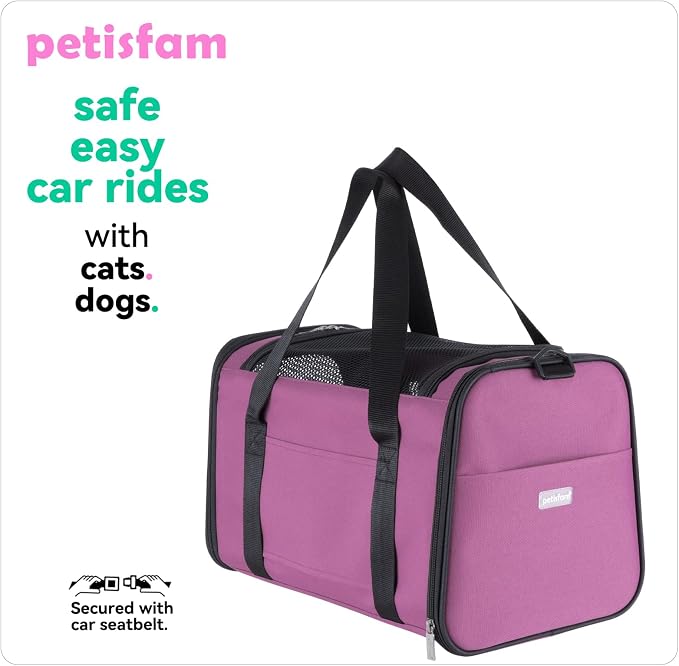 Easy Load Pet Carrier for Medium Cats and Small Dogs