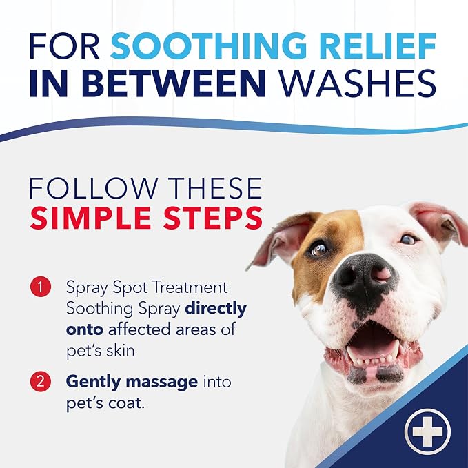 TropiClean OxyMed Hot Spot Treatment Spray for Dogs, Quick Relief, 8oz