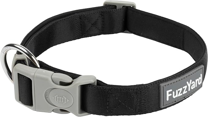 FuzzYard Savanna Dog Collar | Size L | Comfortable Neoprene Pet Collar for Everyday Walking & Training | Ideal Fit for Large Dogs