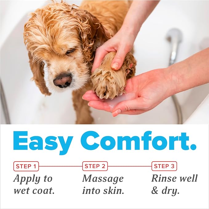 TropiClean OxyMed Medicated Dog Shampoo for Allergies and Itching, 20oz