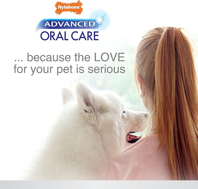 Nylabone Advanced Oral Care Puppy Dental Kit with Pillowy Soft-Bristle Toothbrush Peanut Butter (3 Count)