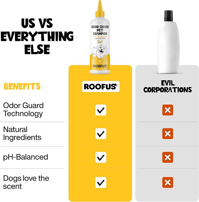 Anti Itch Dog Shampoo & Conditioner, Coconut for Dogs | Probiotic Hypoallergenic Formula - Coconut Kisses Scent - Itchy Skin Relief for Smelly Dogs - 3-in-1 Moisturizing Wash