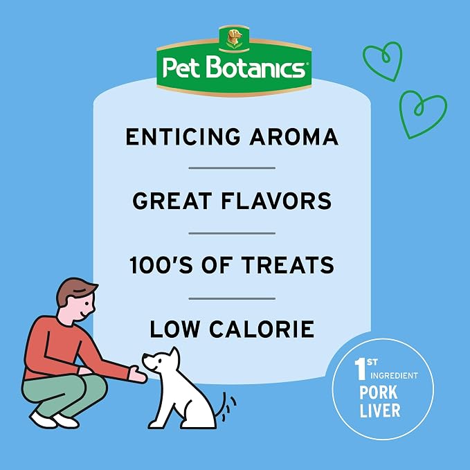 Pet Botanics 4 oz. Pouch Training Rewards Mini Soft & Chewy, Chicken Flavor, with 200 Treats Per Bag, The Choice of Top Trainers | Bag Contains 200 Treats, Pouch Format, The Choice of Top Trainers, Only 1.5 Calories Per Treat