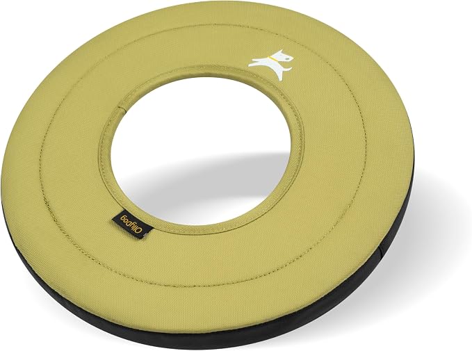 OllyDog Super Flyer Dog Flying Disc – Floating Fetch Toy for Water Play, Soft Eco-Friendly Recycled Fabric, Gentle on Teeth, 11" for Medium & Large Dogs (Alchemy, 11")